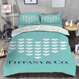 Heart Tiffany And Co Quality Brand Bedding Set Home Decoration