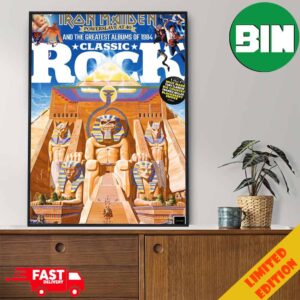 Iron Maiden Powerslave At 40 And The Greatest Albums Of 1984 Classic Rock Poster Canvas