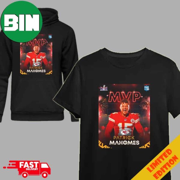 MVP Patrick Mahomes Kansas City Chiefs Is Super Bowl LVIII Champions NFL Playoffs 2023-2024 T-Shirt