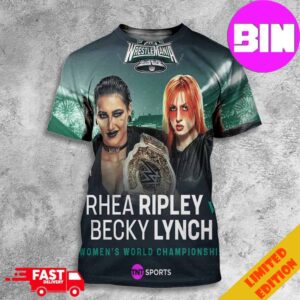 Mami vs The Man At Wrestlemania Rhea Ripley WWE Will Defend Her WWE Women’s World Championship Again Becky Lynch At WrestleMania XL WWE Elimination Chamber Perth 3D T-Shirt