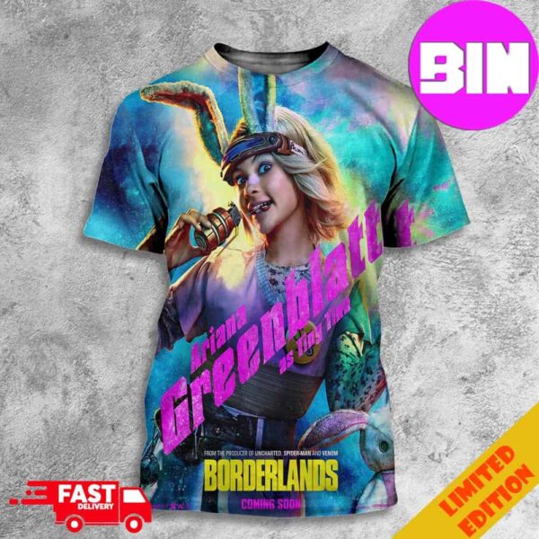 Meet Ariana Greenblatt as Tiny Tina Special In Her Own Explosive Way Borderlands Movie 2024 3D T-Shirt