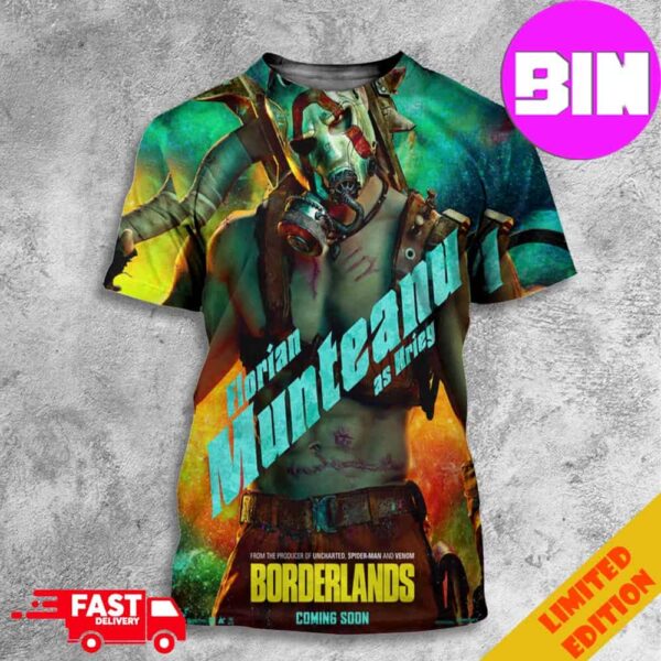 Meet Krieg His Name Is Krieg Florian Munteanu Stars In Borderlands Movie Chaos Loves Company 2024 3D T-Shirt