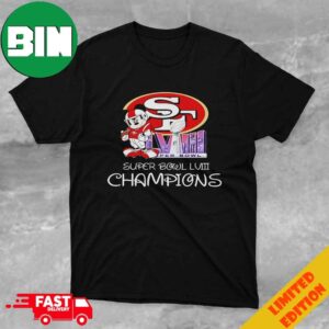 Mickey Mouse x San Francisco 49ers Super Bowl LVIII 2023-2024 Champions NFL Playoffs Merchandise Unisex T-Shirt