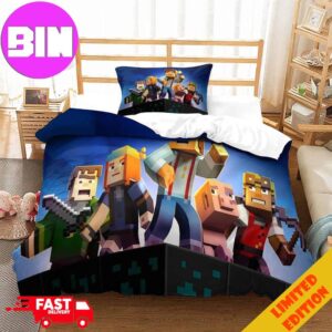 Minecraft Bedding Set For Children Home Decor Bedroom