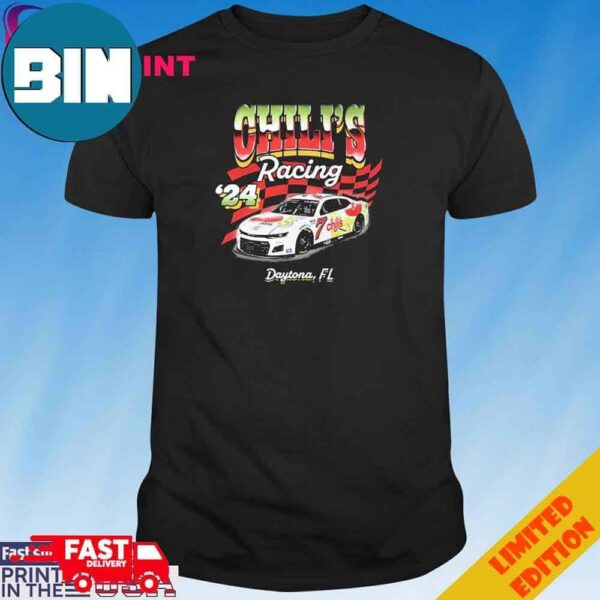 Official Corey Lajoie Chili’s Racing ’24 Daytona, Fl T-Shirt