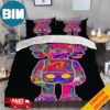 Sadness Kaws Cartoon Characters Home Decoration Bedding Set With Two Pillows