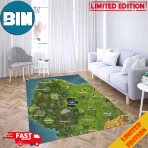 Seanson 6 Fortnite Mini Map For Living Home Bed Room Decor Rug Carpet
