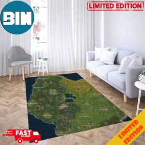 Season 2 Fornite Map Mini Map For Living Home Bed Room Decor Rug Carpet