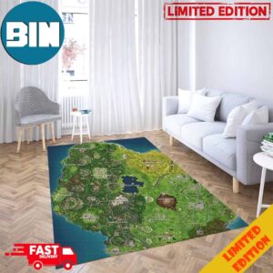 Season 3 Fortnite Map For Living Home Bed Room Decor Rug Carpet