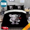Sport Kaws Cartoon Characters Home Decoration Bedding Set With Two Pillows