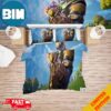 Map Island Sea Water Blue Nature Beauty Fortnite Home Decor Bedding Set And Pillow Case Comforter