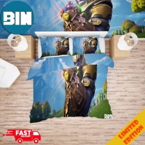 Thanos In Fortnite Battle Royale Home Decor Bedding Set And Pillow Case Comforter