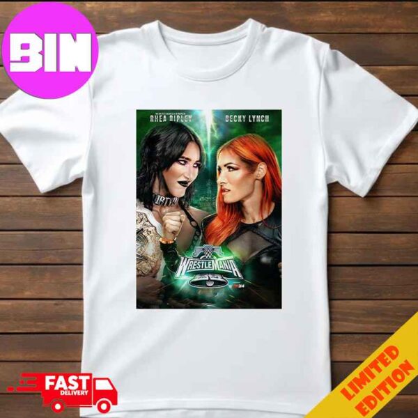 Women’s World Champion Rhea Ripley Fight With Becky Lynch On WrestleMania WWE Unisex T-Shirt