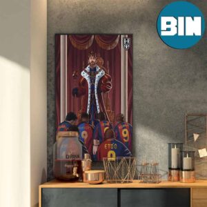 12 Years Ago Leo Messi Scored His 234th Barcelona Goal to Become the Club’s All-Time Leading Scorer Home Decor Poster Canvas