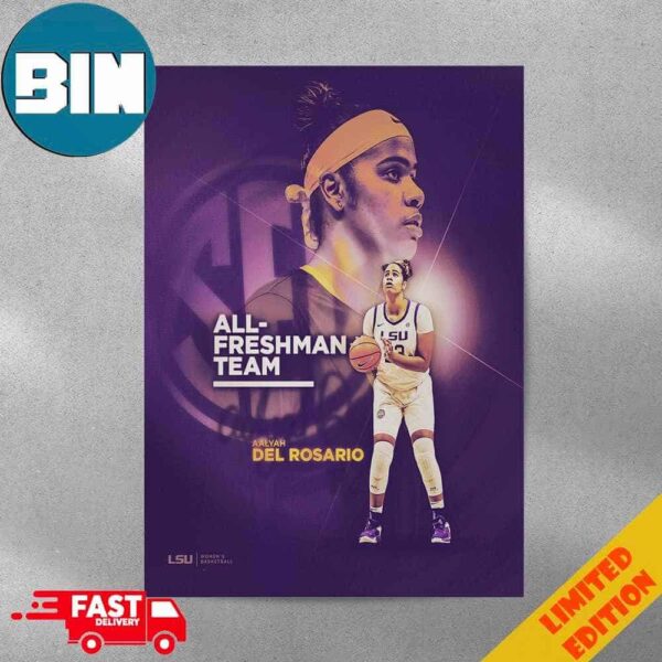 Aalyah Del Rosario LSU Women’s Basketball Poster Canvas