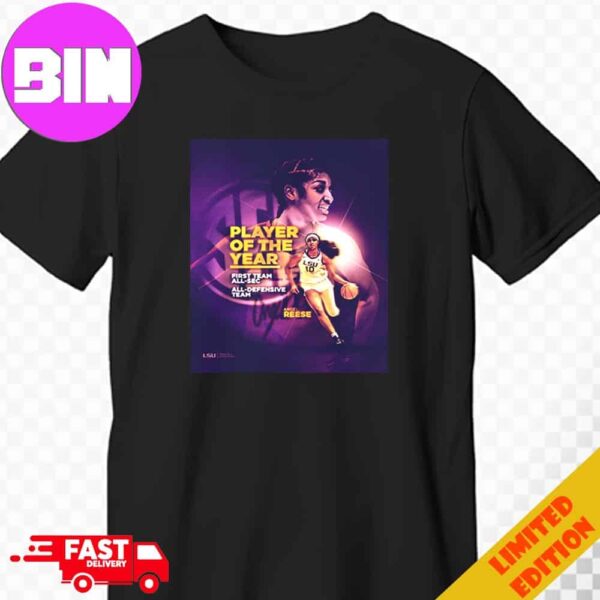 Angel Reese The Best Player In The SEC Of LSU Tigers The First Team All_SEC All_Defensive Team Unisex T-Shirt