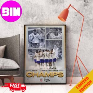 Back-To-Back-To-Back USA Is Championship Concacaf Nations League 2024 Home Decor Poster Canvas