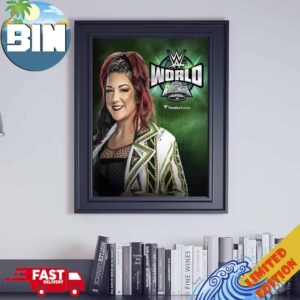 Bayley Is Coming To WWE World Wrestle Mania Poster Canvas