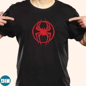 Big Logo Spider-Man Across The Spide Miles Morales T-Shirt