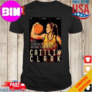 Caitlin Clark Achieve 3667 Points And Counting For The All-Time NCAA Scoring Leader Unisex T-Shirt Hoodie Long Sleeve Sweater Fan Gifts