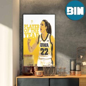 Caitlin Clark Iowa Hawkeyes Is A Naismith Player Of The Year Semifinalist Home Decor Poster Canvas