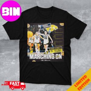 Caitlin Clark With Iowa Hawkeyes Women’s Basketball We Are Be Going Dancing March Madness 2024 Unisex T-Shirt