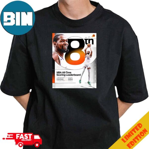 Congrats Kevin Durant On Passing SHAQ On The NBA All-time Scoring List T-Shirt