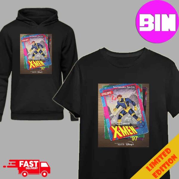 Cyclops Of Marvel All-new X-men 97 Premiere March 20 Only On Disney Unisex Hoodie T-Shirt