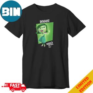 Disgust Character In Inside Out 2 Only In Cinemas June 14 Limited Edition T-Shirt