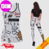 Funny Star Wars Pattern Combo Tank Top And Leggings Gym Outfit