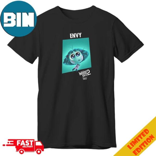 Envy Character In Inside Out 2 Only In Cinemas June 14 Limited Edition T-Shirt