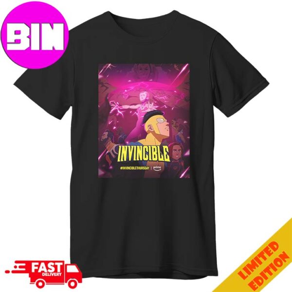 Exclusive Poster For Episode 5 Of Invincible Season 2 Now streaming On Prime Video 2024 Unisex T-Shirt