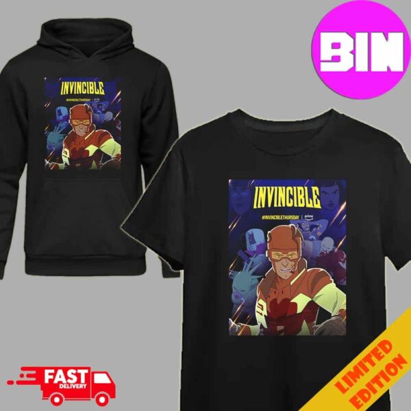 Exclusive Poster For Episode 6 Of Invincible Season 2 Streaming On Prime Video 2024 Hoodie T-Shirt Unisex