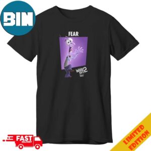 Fear Character In Inside Out 2 Only In Cinemas June 14 Limited Edition T-Shirt