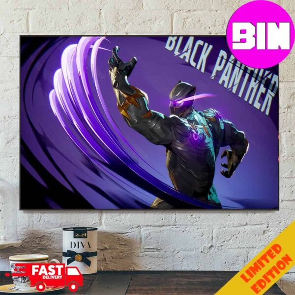 First Look At Black Panther In Marvel Rivals PVP New Game Marvel Studios Home Decor Poster Canvas