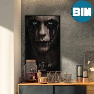 First Poster For The Crow Remake Starring Bill Skarsgard And FKA Twigs Home Decor Poster Canvas