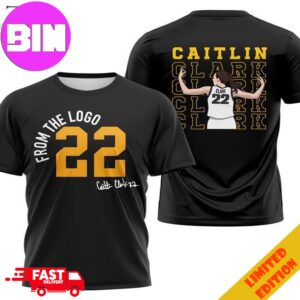 From The Logo 22 Caitlin Clark With Iowa Star’s Biggest Games And Highlights In The 2023-24 Season NCAA Unisex T-Shirt