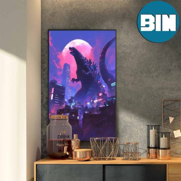 Godzilla Minus One The Fear And Power Of The Legendary Monster Home Decor Poster Canvas