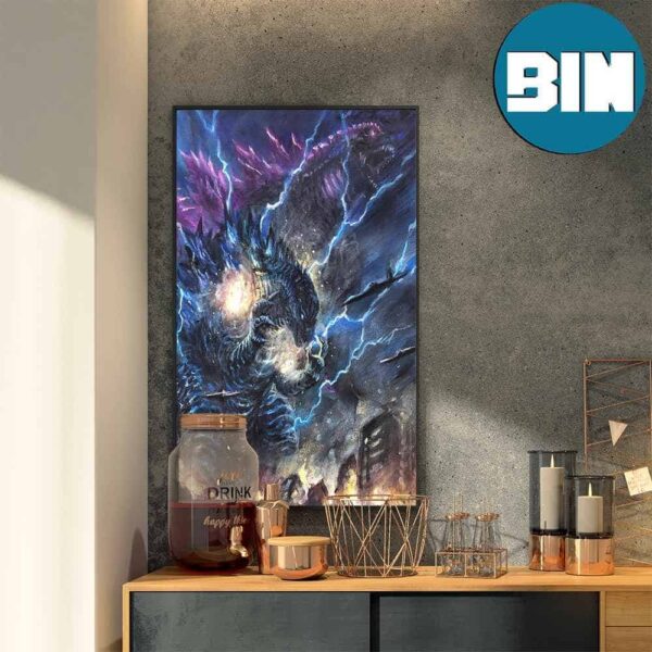 Godzilla X Kong The New Empire Fan Art Home Decor Poster Canvas