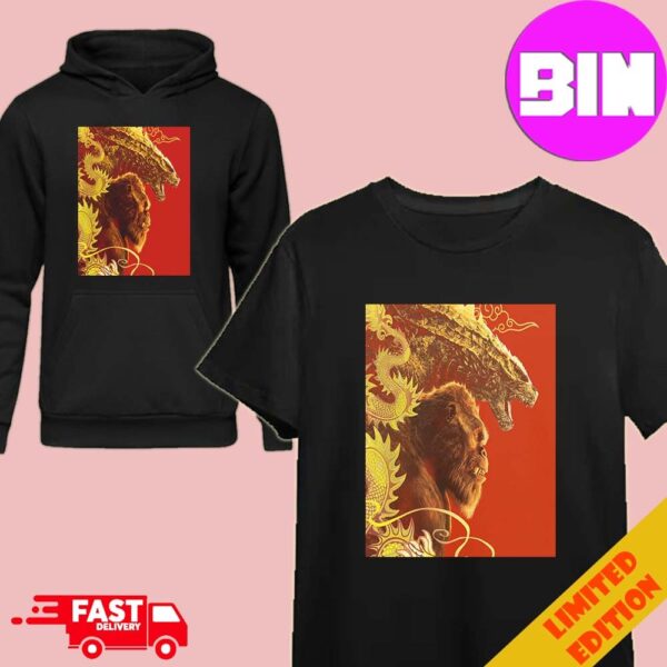 Godzilla X Kong The New Empire Golden Dragon Releasing On March 29 2024 Unisex T-Shirt