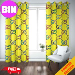 Gucci Colorful And Yellow Background Style Home Decor For Living Room
