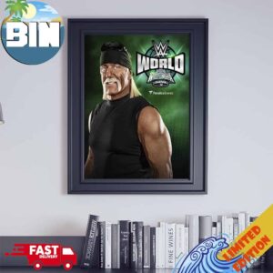 Hulk Hogan Is Runnin? Wild At WWE World Wrestle Mania Poster Canvas