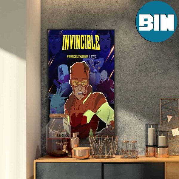 Invincible Character Rex The Best Superhero Comic And Series In The Universe From Skybound Entertainment Home Decor Poster Canvas