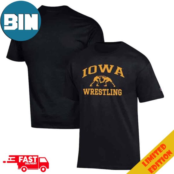 Iowa Hawkeyes Champion Wrestling Icon T-Shirt