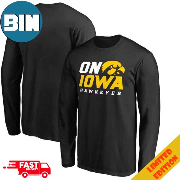 Iowa Hawkeyes Fanatics Branded Hometown Collection On Iowa Long Sleeve T-Shirt