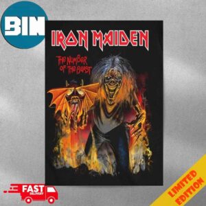 Iron Maiden Legacy Collection Number Of The Beast T-Shirt Poster Canvas