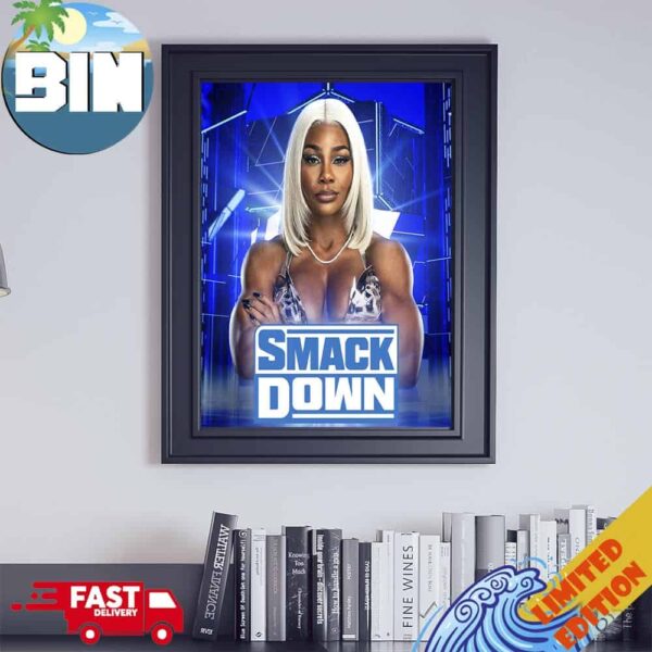 Jade Cargill On WWE Smackdown Friday 8 7c On Fox Poster Canvas