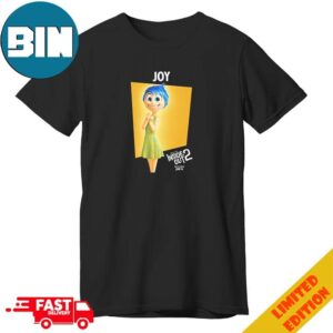 Joy Character In Inside Out 2 Only In Cinemas June 14 Limited Edition T-Shirt