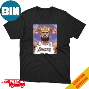 King James LeBron James 40King 40000 Points Los Angeles Lakers NBA Nike T-Shirt