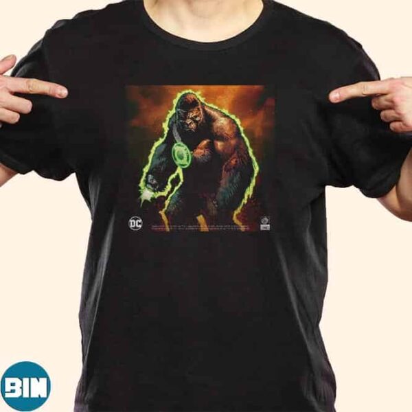 Kong As A Green Lantern On The Cover Of The Final Issue For Justice League Vs Godzilla X Kong Unisex T-Shirt